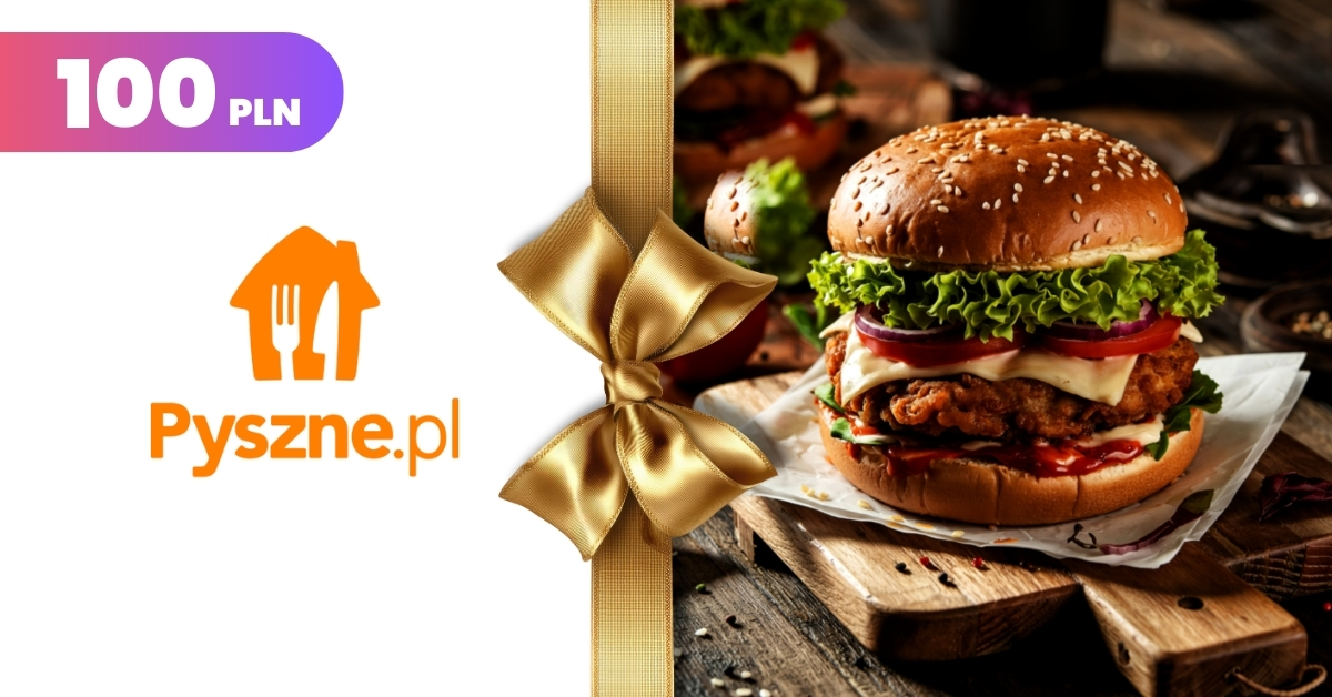 Pyszne.pl e-karta podarunkowa 100 PLN